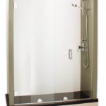 Essence series shower door enclosure.